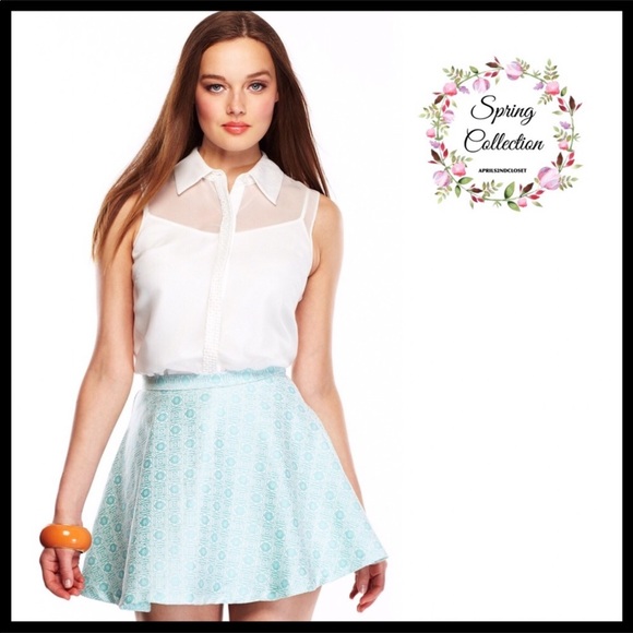 FLOWY MINI SKATER CIRCLE FULL SHORT 80s RETRO VINTAGE STYLE SKIRT A2C - Picture 2 of 7